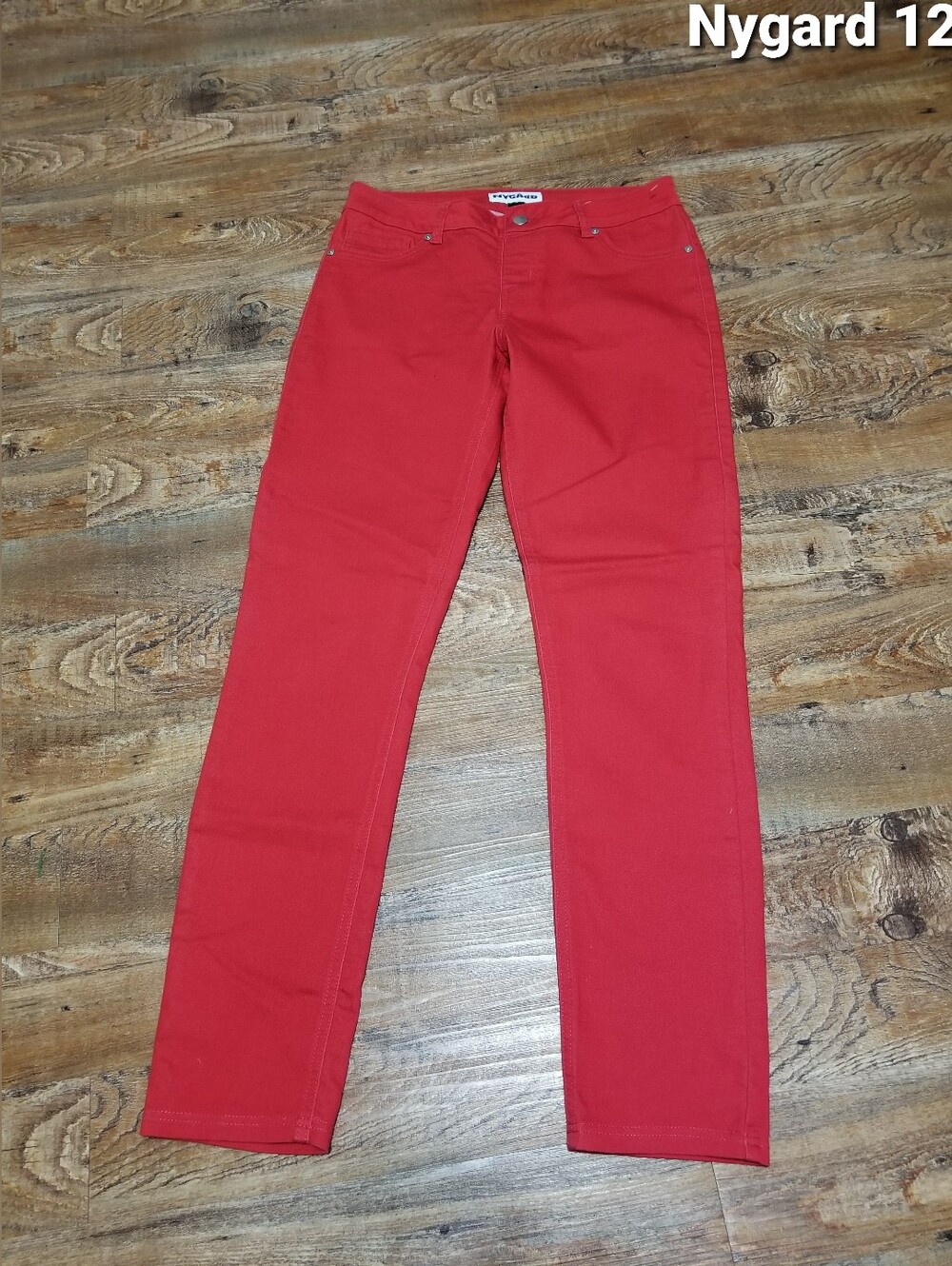 Nygard Red Jeans 12 Pull On, Nwotags